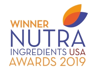 A Nutra Ingredients Awards winner logo from 2019